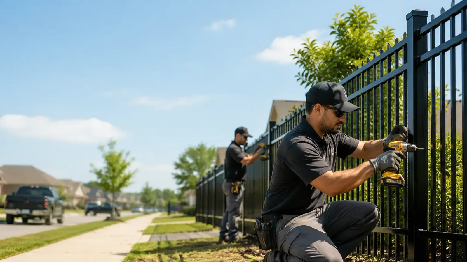Metal Fence Installation in Appomattox, VA